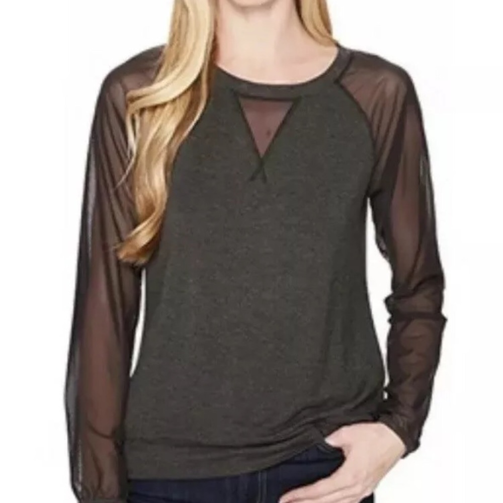 North Face Womens Vision Pullover Black Heather